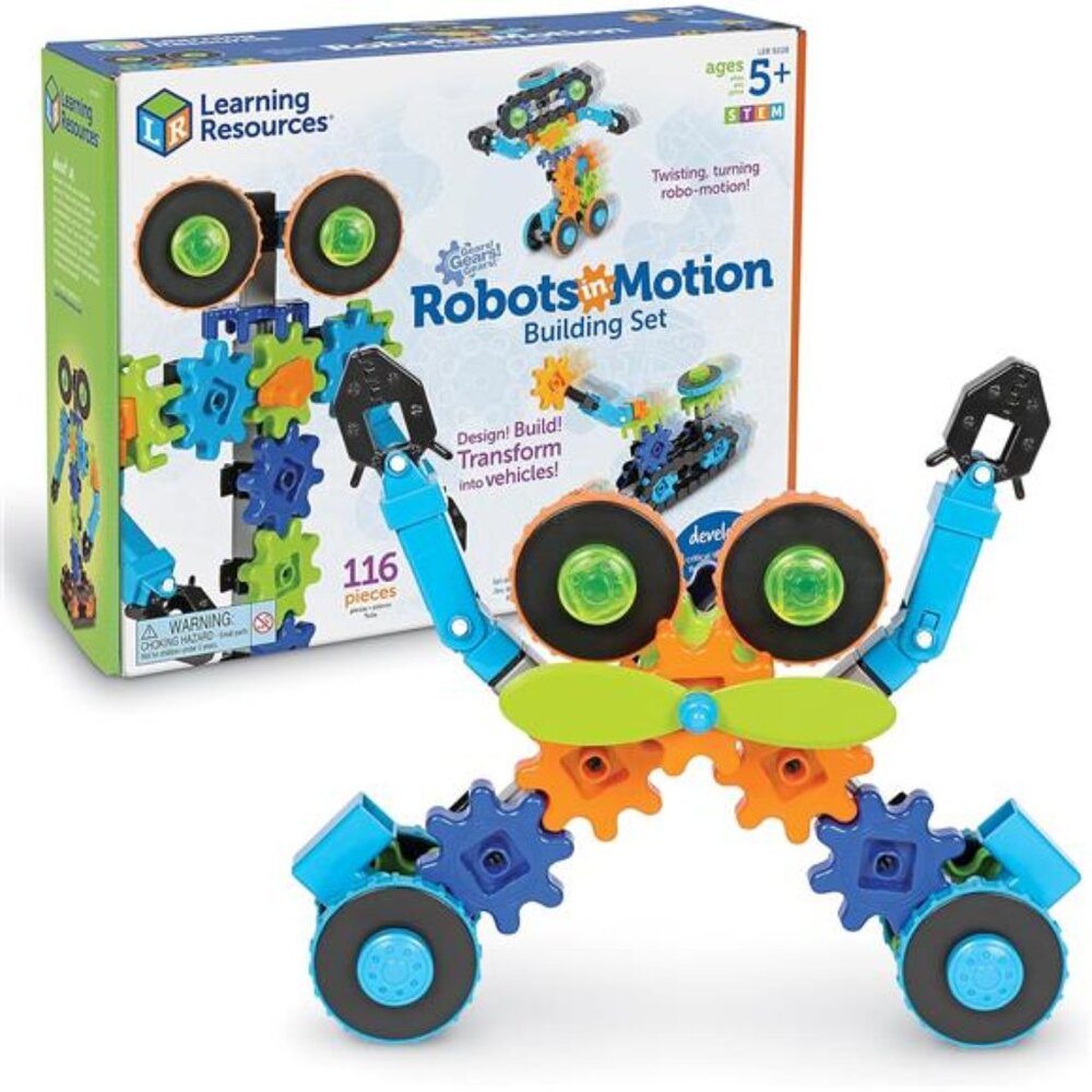 Kids STEM Educational Toy Motion Building Set - 116 Pieces, Ages 5+,‎ Robot Toy